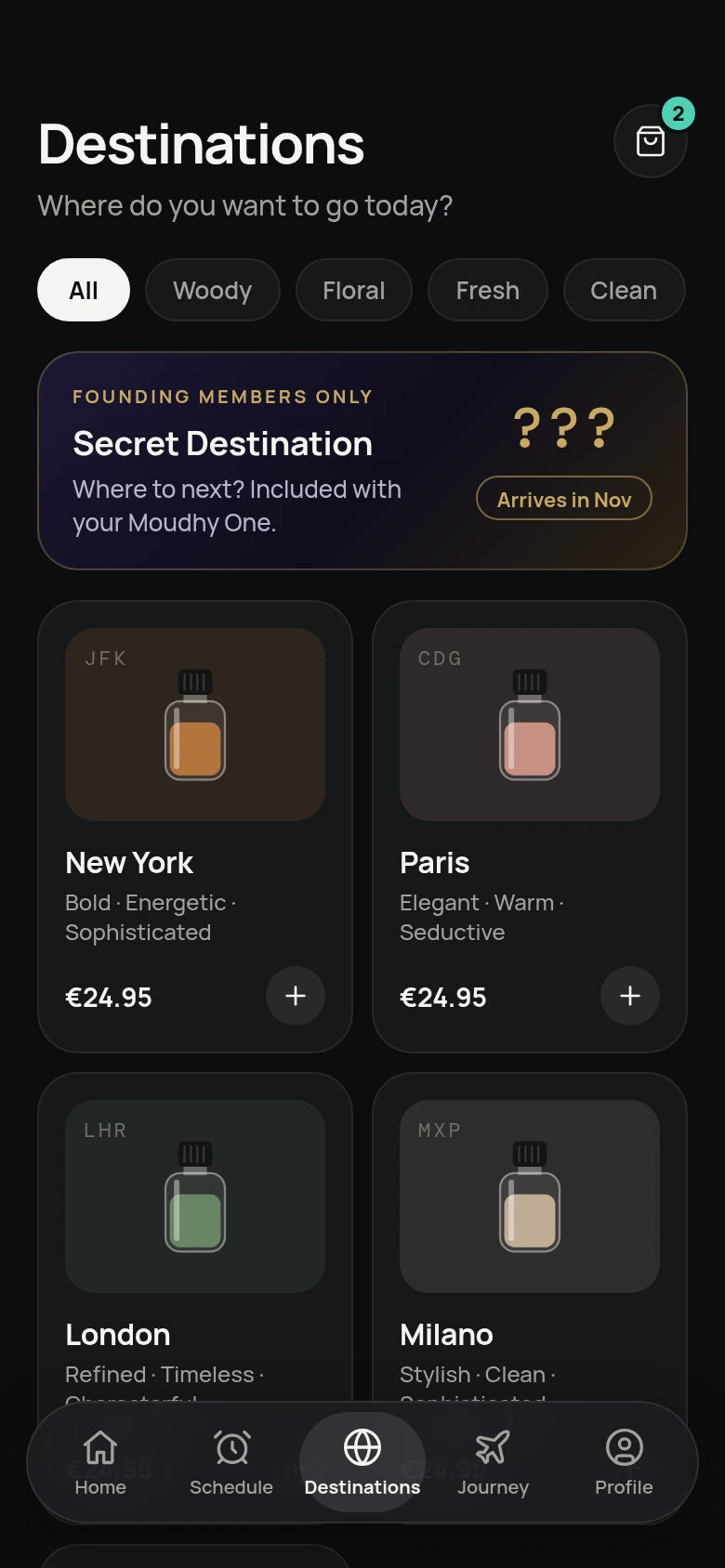 Destinations